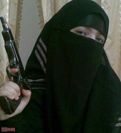 Fig. 6: Chechen ‘Black Widows’ also known as Shahidka in Russia, which means a female martyr.